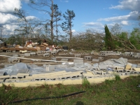 Home destroyed across from Morning Glory Court in Mentone. ~920 kb